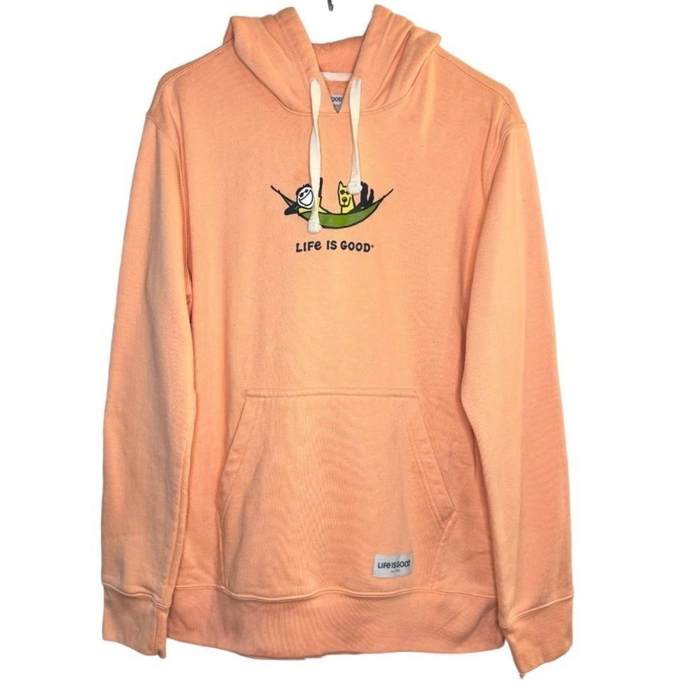 Life is Good Men’s Fleece-Lined Hoodie Size Small